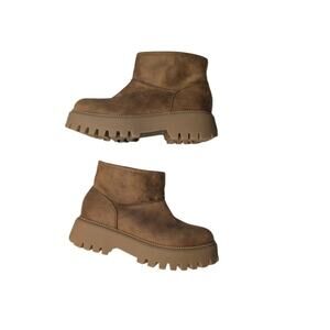 New  DV Dolce Vita Women's Lonny Cozy Platform Lug Booties Size 8.5